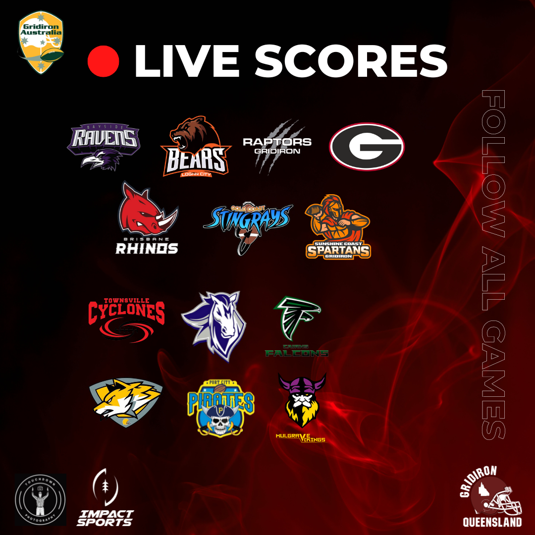 Live Scores Gridiron Queensland All Clubs